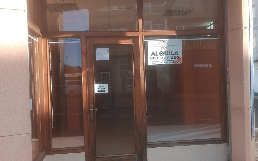 A38 – Se alquila Bajo Comercial en Avenida de Lugo (Melide)